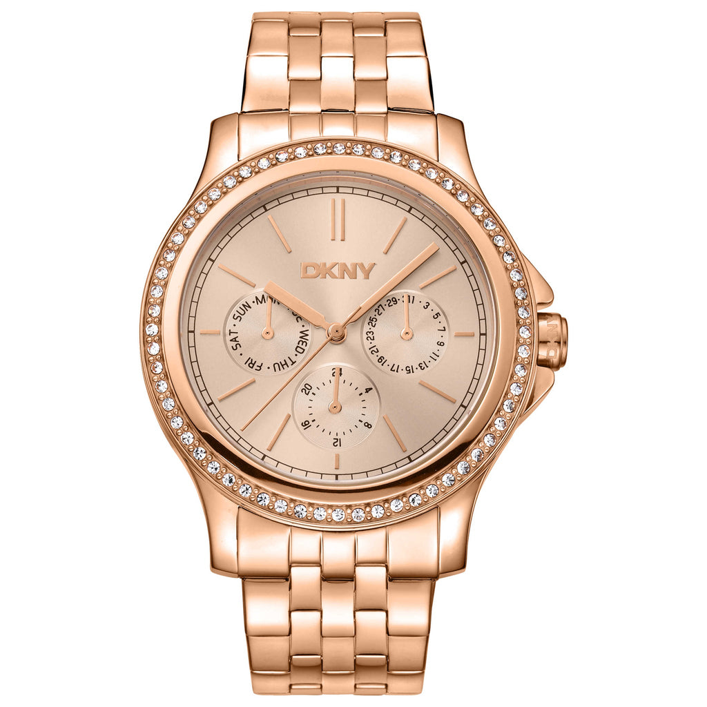 שעון יד rose gold dkny