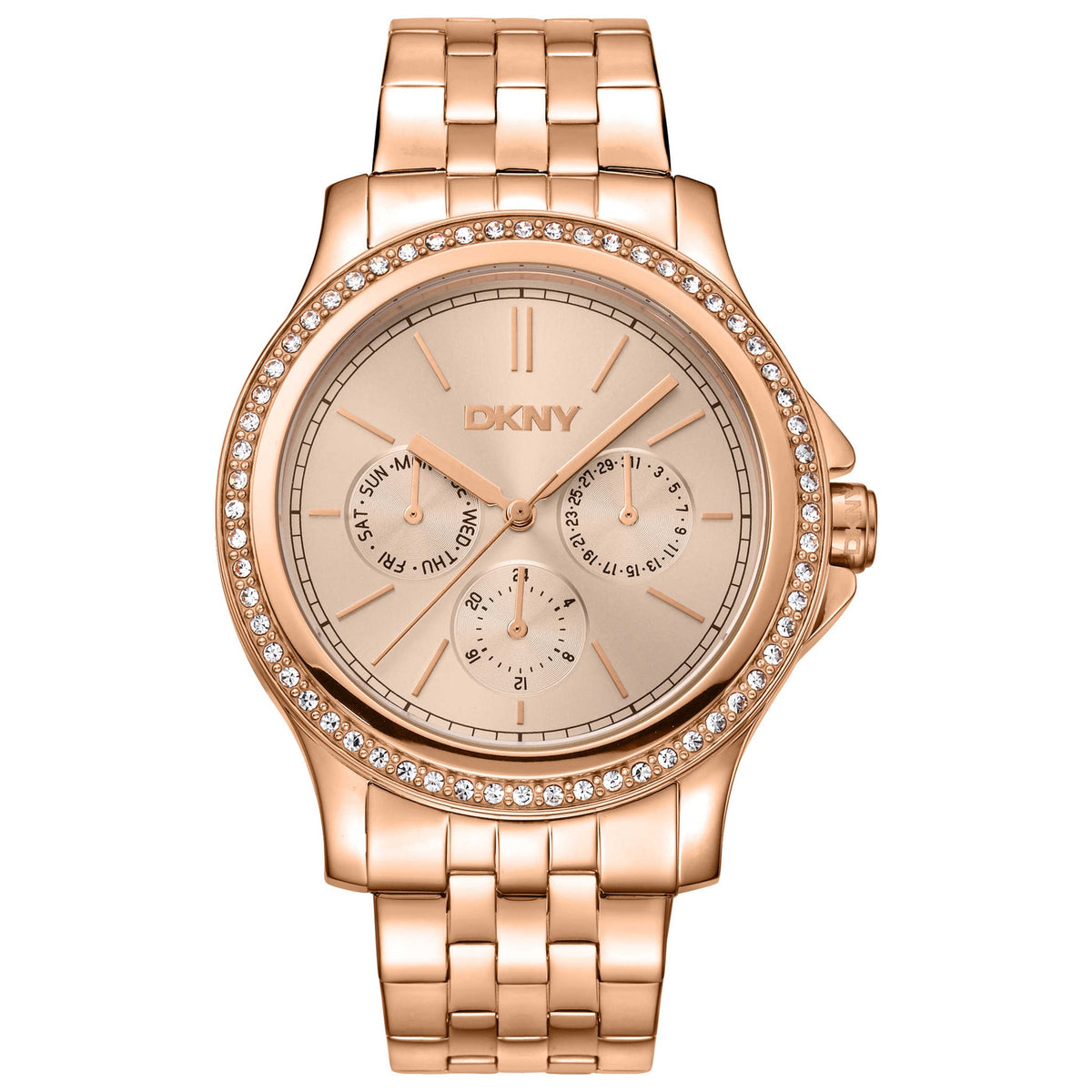 שעון יד rose gold dkny